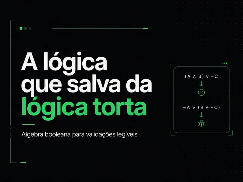 Álgebra booleana em regras de negócio