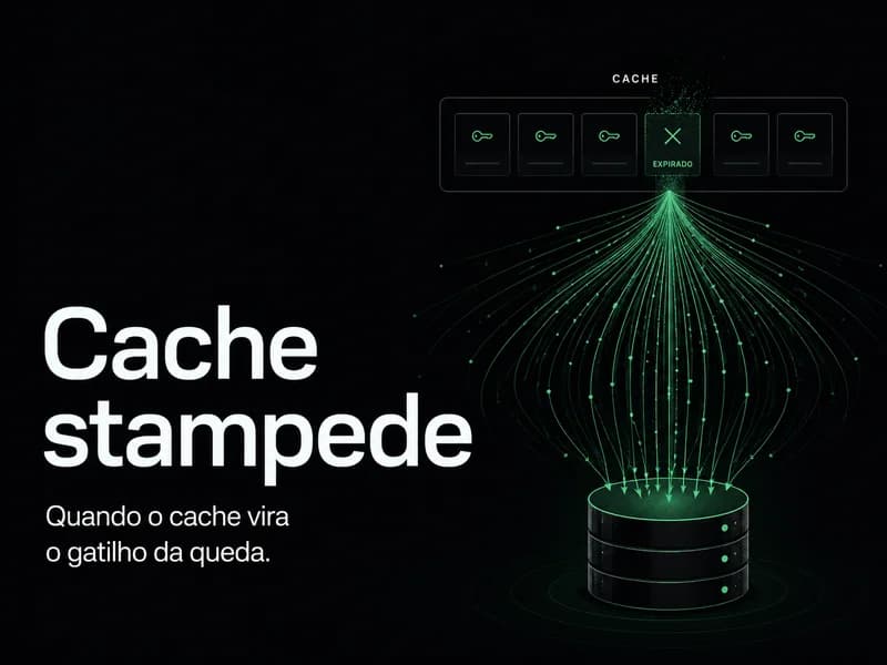 Cache stampede: quando o cache derruba o banco